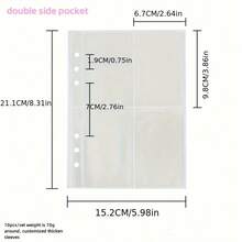 1pc A5 Cartoon Seal Plush Loose-Leaf Photo Album, 4-Slot Star Collection Card Holder, Instant Camera Card Album, Anime Card Organizer - Plush Photo Album - View 14