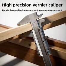 0-150mm Stainless Steel Vernier Caliper - Manual Micrometer, Smooth Sliding, Easy To Use, Suitable For Industrial, Mechanical, Jewelry Making, No Power Required, Precision Engineering And Handicrafts - Multicolor - View 10