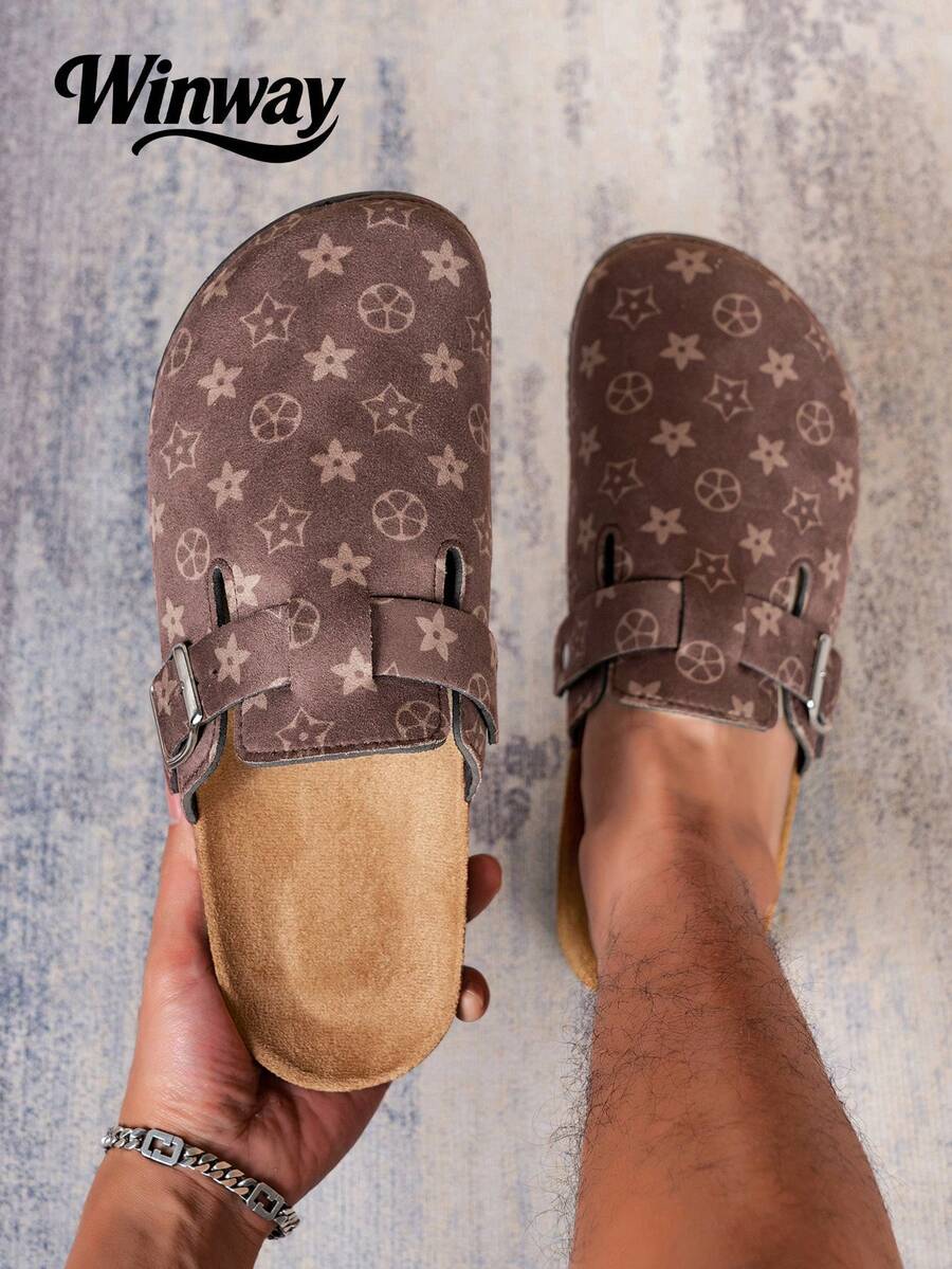 男士穆勒鞋，新款春季复古休闲乐福鞋，宽松舒适，闭趾平底穆勒鞋，配有可调节绑带，有四季皆宜的非抓绒款和秋冬季保暖款可供选择。