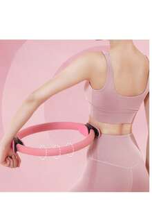 3件套普拉提圈套装，包括瑜伽圈、瑜伽球和瑜伽砖 - 彩色 - 查看 3