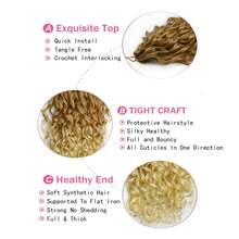 2Pcs/Pack 22 Inch Jessica Deep Wavy Twist Crochet Hair Extension Small Curly Crochet Braids Synthetic High Temperature Fiber Braiding Hair Extensions, Multiple Colors To Choose From, Halloween - Multicolor - View 6