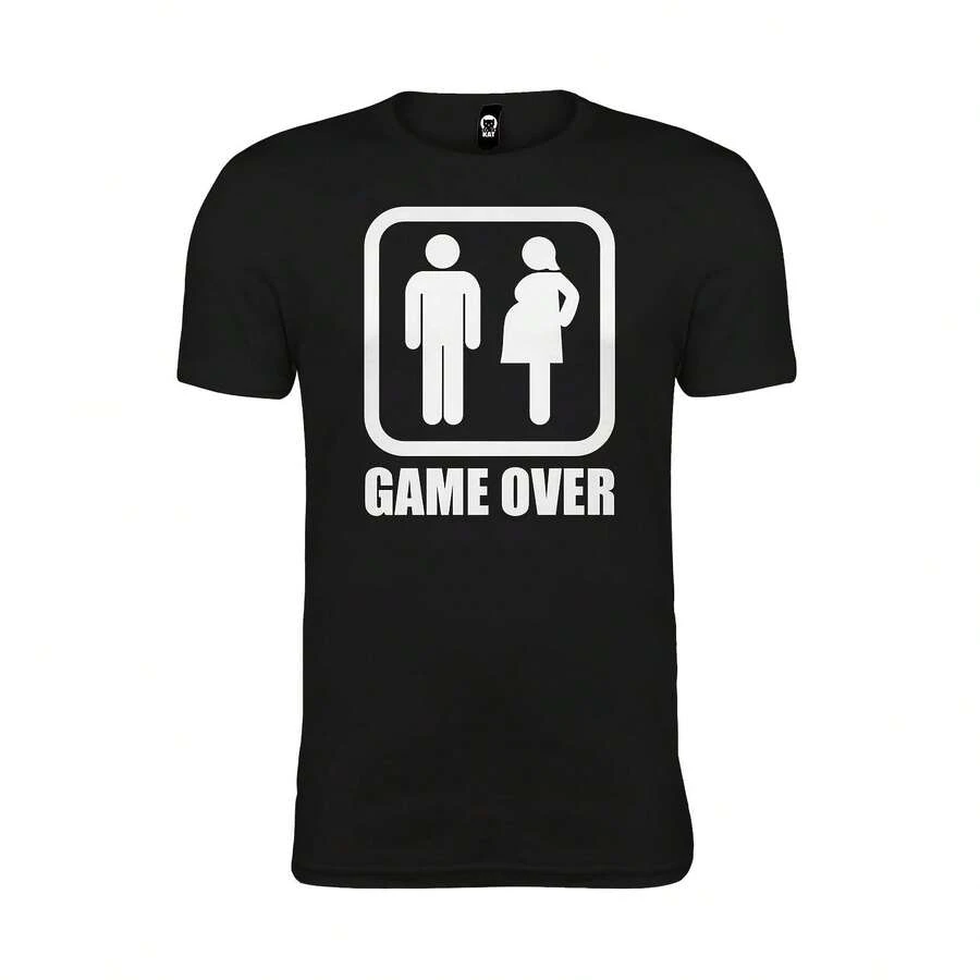 Playera Caballero Game Over Ducha - Negro 2 - Ver 1