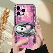 Phone Case - Creative Coin Pattern Angel Eye Transparent Phone Case Suitable for  17 16 Pro Max, 16 Pro, 16 Plus, 16, 15/15 Pro/15 Pro Max/15 Plus, 14, 13, 12, 11 Pro Max, X, XR, XS, XS Max, 7, 8 Plus. A Protective Case for Couples - Transparente - Ver 1