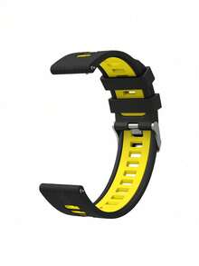 SMART WATCH MX Correa Silicona Deportiva Transpirable Compatible Con Honor Watch GS PRO, Honor Magic Watch 2 46mm, Honor Magic Watch 1, Honor Watch Dream - Amarillo - Ver 4