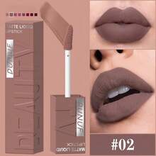 DUNUF 1 thỏi son lì dạng lỏng Velvet Matte, dễ thoa, lâu trôi, đa năng dùng được hàng ngày, dự tiệc, ngày lễ, quà tặng ngày Valentine, trang điểm môi. - Nhiều màu - Xem 16