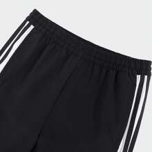Adidas Women's Casual Sports Pants, Knitted Drawstring Ankle Pants, Spring/Autumn - Black - View 3