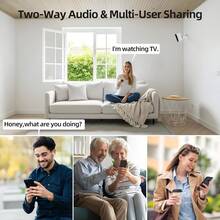 Security Camera - Wireless Outdoor Type, 2K Battery-Powered Camera, Suitable For Home Security, Equipped With Artificial Intelligence Motion Detection Function, 5G WiFi, Color Night Vision Function, Two-Way Calling Function, IP65 Waterproof Rating, Cloud Storage/SD Card Storage - trắng - Xem 5