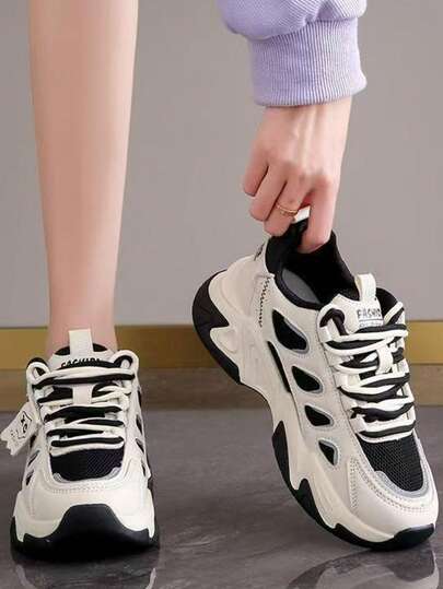 2025 Spring/Summer New Women's Casual Shoes, Featuring Platform Shoes, Thick-Sole Series, Comfortable Sneakers, Party Shoes, Suitable For Petite Women To Showcase A Sporty Style