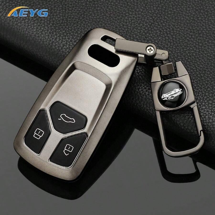 Ốp bảo vệ chìa khóa xe hơi thời trang bằng TPU chuyên dụng cho Audi A4 B9 A5 A6 8S 8W Q5 Q7 4M S4 S5 S7 TT TTS TFSI RS. - Audi B - Xem 1