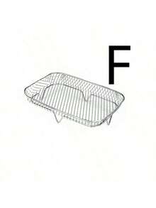 Phụ kiện nồi chiên không dầu bằng thép không gỉ, phụ kiện nướng - Bộ khay nướng một lớp, 3 tầng xếp chồng lên nhau và giá làm nguội, khay nướng, khay nấu ăn cho lò nướng và nồi chiên không dầu, nhiều kiểu dáng, phù hợp cho bữa tối gia đình, vật dụng cần thiết trong nhà bếp, các buổi tụ họp. - Bạc - Xem 17