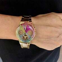 Guess Reloj de cuarzo para mujer, de moda y versátil para uso diario - Multicolor - Ver 6
