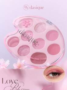 Dasique 9-Color Eyeshadow Palette, Long-Lasting Pigmentation, Easy To Apply, Smooth Blendable Formula, Vegan, Cruelty-Free, Perfect For Festive Rose Girl Charm, Best Christmas Gift For Women, Fashionable Makeup Brand, Back To School Makeup, Halloween Makeup - #31 Love Blossom - 查看 11