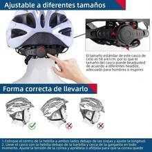 Casco Ajustable De Bicicleta Patineta Y Más Ciclismo Montaña - Albaricoque - Ver 6
