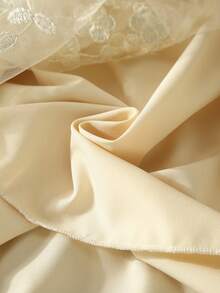 Đầm thanh lịch màu sâm panh thêu nơ cho bé gái, quà tặng ngày Quốc tế Bé gái, đầm chiffon mùa hè màu sâm panh thêu bướm cho bé gái, đầm hai dây có nơ trang trí cho bé gái. - Rượu sâm banh - Xem 5