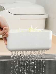 Sink Food Waste Wet & Dry Separation Residue Drain Basket, Hanging Kitchen Sink Drain Basket - View 9