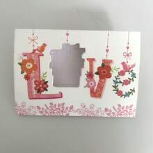 1 Set Pink Valentine's Day DIY Cross Stitch Kit, Valentine's Day Card, Suitable For Gifts, Bird, House Pattern, Beginner Cross Stitch, Easy To Learn, With Instructions, Handmade Embroidery Set - A - View 7