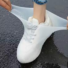 1雙中性防水防滑鞋套，戶外雨具，適用於戶外使用，在潮濕環境中保持鞋子乾燥，防水鞋套，雨鞋套，雨鞋保護套，個人護理用品 - 彩色 - 查看 12