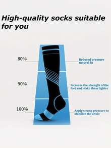 6 Pairs Men's Socks, High-Quality Fabric, For Running, Football, And Cycling Men Gifts - Multicolor - View 4