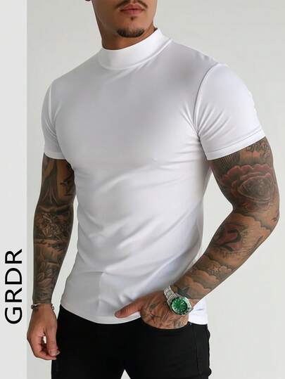  GRDR Men's Summer Short Sleeve Polo Shirt, Suitable For Outdoor Casual Wear