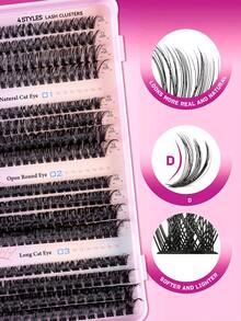 Bộ 632 sợi mi giả cá nhân độ dày 30D+40D+50D+60D+80D+100D, chiều dài 8-16mm, tự làm mi giả, vẻ ngoài tự nhiên, siêu dày, mềm mại, siêu nhẹ, có thể tái sử dụng. Bộ dụng cụ nối mi cá nhân dạng phân đoạn, kèm theo dụng cụ trang điểm, keo dán, chất làm kín và nhíp nối mi. Thích hợp sử dụng tại nhà hoặc khi đi du lịch, cho cuộc sống hàng ngày, đám cưới, hẹn hò, tiệc tùng, lễ hội âm nhạc và Halloween. - màu đen - Xem 8