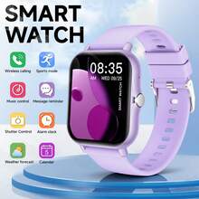 Đồng hồ thông minh màn hình cảm ứng thời trang, được thiết kế dành cho nam nữ trẻ tuổi cũng như các cặp đôi. Hỗ trợ gọi điện không dây, đếm bước chân, điều khiển nhạc và các chức năng theo dõi sức khỏe, tương thích với điện thoại Android/IOS, được trang bị pin 180mAh. Một lựa chọn quà tặng lý tưởng cho năm mới, Ngày Valentine, Lễ Phục Sinh và Giáng sinh. - Nhiều màu - Xem 14