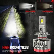 HYNBYZJ 2pcs H7 H4 LED Car Headlight 260W CANBUS Bulb H9 H11 HB3 9005 HB4 9006 280000LM Lamp Double Copper Tube Lights For Auto 12V - A - View 5