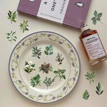 50片绿色树叶贴纸 DIY手机笔记本电脑滑板汽车防水可爱卡通PET贴纸礼品 - 1 Set - 查看 4