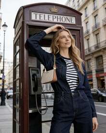 Michael Kors JET SET 新月形女士单肩包/斜挎包 - 香檳色 - 查看 4