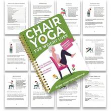 1Pcs 30-Day Chair Yoga Guide: Weight Loss, Muscle Building, And Flexibility Enhancement – Beginner Exercises For Seniors And Adults, 60 Exercises, Green Cover Design, Spiral Binding, Durable Coil Binding - 1 cái - Xem 7
