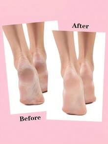 硅胶保湿足部护理膜袜，干裂足部护理沙滩袜，足部护理袜，高弹力手足护理，无酒精，干裂足部护理，护肤流程，护肤工具，护肤配件，返校必备，旅行必备，护肤工具，硅胶袜，干裂足部护理，女士足部护理袜，保湿干裂脚后跟 - 彩色 - 查看 6