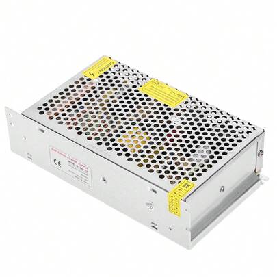 Switch Power Supply Driver Adapter DC12V Aluminum Alloy LED Screen Light Bar 3D Printer(S-240-12 (12v 20a 240W)AC110/220V±15% )