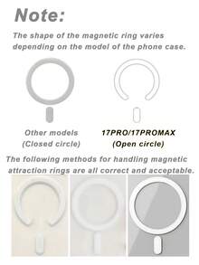 1pc Black Polka Dot Pattern Transparent Magnetic Phone Case, Couples Phone Case For Valentine's Day, Compatible With IPhone 17 Pro Max/16 Pro Max/15 Pro Max/13/15/16/17 Pro/14/11, Fashionable Transparent Black Dot Magnetic Phone Protective Cover - Clear - View 6