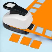 1 Inch (25mm) Stamp Shaped Hollow Punch Cutter Tool, Fashionable Stamp Shaped Hollow Square, Suitable For Paper Craft DIY, Card Making, Scrapbooking, Student Use - 1 Inch 25mm Stamp Puncher - View 8