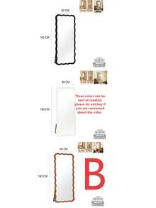 5 Styles Available Full Length Decorative Mirror / 160 X 60cm Multi-Color Random / Wall Mounted & Standing Mirror (Color Random) - B - View 2