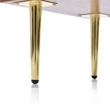 6-Drawer Chest Of Drawers, Rattan Sideboard/Chest Of Drawers For Bedrooms And Living Rooms, Walnut - H90/W120/D40 Cm - Walnut - View 11