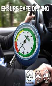 GODESON 88703 Dial Tire Tread Depth Gauge In MM,Professional For Motorcycle, Car,Truck And Bus - ColorA - 查看 5