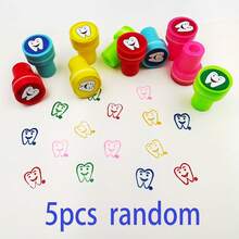 1/5/10/20/30 piezas Juego de sellos divertidos con dientes, sellos de recompensa, sellos creativos, sellos de incentivo para el aula, regalos para maestros - Multicolor - Ver 11