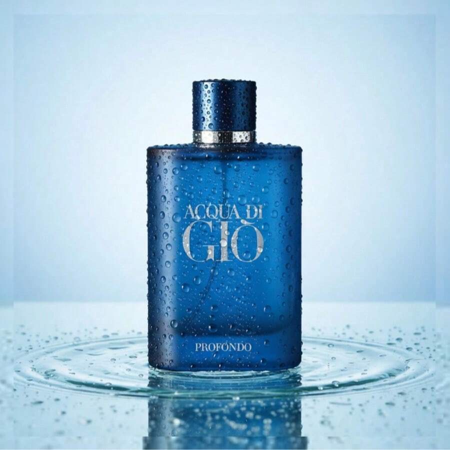 Perfume de hombre Regalo Ideal Navidad Reyes Magos, Colonia Azul en Caja de Lujo, Obsequio Perfecto para Novio Esposo Amante Jefe, Fragancia Tipo GIO Profondo para Aniversario Cumpleaños San Valentín, Aroma Fresco que Enamora, El Mejor Detalle para Él - Fresco - Ver 1