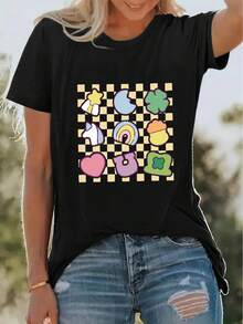 Women Outdoor Tees & Tanks - Black - View 1