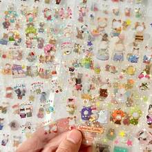 Cute & Fun Snack & Label Stickers, Waterproof Transparent Stickers, Planner Stickers, Shiny & Beautiful, Suitable As Reward Gifts, DIY Phone Case Decor, Water Bottle, Fridge, Phone, Notebook, Backpack Decorative Stickers - Multicolor - View 8
