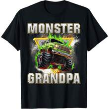 Monster Truck Grandpa Monster Truck Are My Jam Adults Kids T-Shirt - màu đen - Xem 1