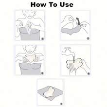 可重复使用硅胶抗皱提拉胸贴 - 隐形护肤胸贴，抗皱护理贴，羽毛形胸贴，可重复使用心形抗皱光滑胸贴 - 彩色 - 查看 6