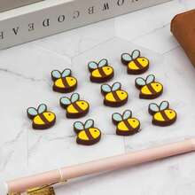 5/8/10pcs Cute Bee Fridge Magnets, Cartoon Animal Refrigerator Stickers, Kitchen Decor, Home Decor, Office & Kitchen Whiteboard Decorative Magnets - Multicolor - View 6