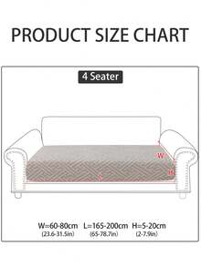 1pc Modern Plush Sofa Slipcover, Non-Slip Elastic Cover, Suitable For 1/2/3/4 Seater Sofa, Pet Friendly, Machine Washable - Nian Chu - Light Grey - View 10