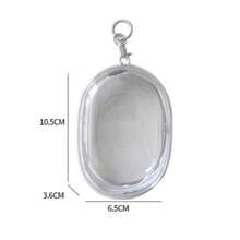 Bolsa de viaje para cargador de teléfonoóvil; Organizador de almacenamiento de cables impermeable; Bolsa protectora transparente para cargador de cables de datos KGNI - A1 - Ver 8