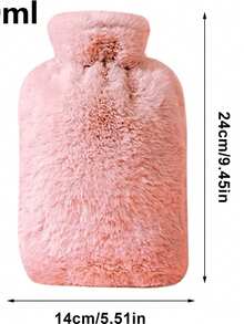 1pc Cute Plush Hot Water Bottle, Can Be Used To Warm Stomach And Hands, Suitable For Female Students To Warm Their Stomach (Fill With Water Upon Payment) - Hot Water Bottle - View 2