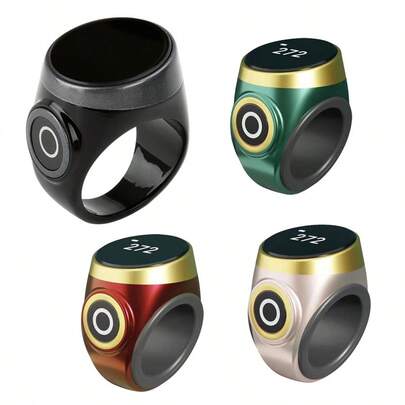 OLED Ekranlı Sayma Yüzüğü, Silikon Ayarlanabilir Yüzük, TYPE-C Arayüzü, Namaz Sayma, Sayım Sayacı, Dijital Tesbih Sayacı, Elektronik Tesbih Sayacı, Elektronik Tesbih Yüzüğü, Parmak Sayım Sayacı, Tesbih Sayacı, Yüzük İçin Uygundur