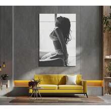 各种尺寸的闺房照片帆布画 - 将您的照片变成帆布艺术品，闺房照片打印，闺房图片，闺房摄影，闺房艺术，非常适合卧室、客厅、周年纪念日和生日礼物 - 彩色 - 查看 4