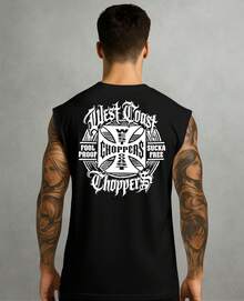 Regata Streetwear West Cost Oversized Brian Fast Furious Choppers Paul Walker Velozes Furiosos - Preto - Visão 2