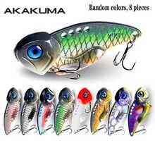 1个/8个装热门拟饵，小型旋转亮片振动饵，远投型，适用于海鲈和大口黑鲈，冬季钓鱼振动金属拟饵，0.317盎司/0.459盎司人工硬饵旋转亮片 - 彩色 - 查看 17